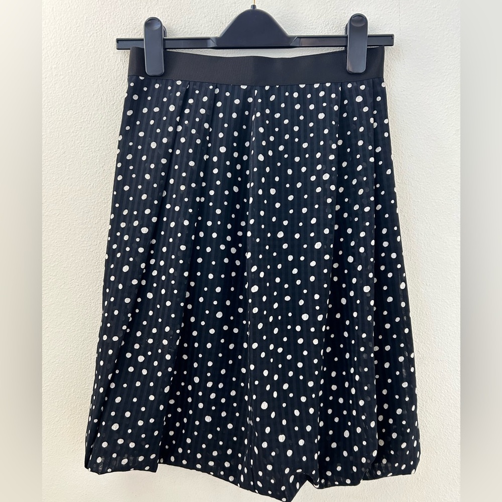 Made in Japan balloon skirt in dot pattern